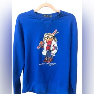 Ski polo bear crew neck